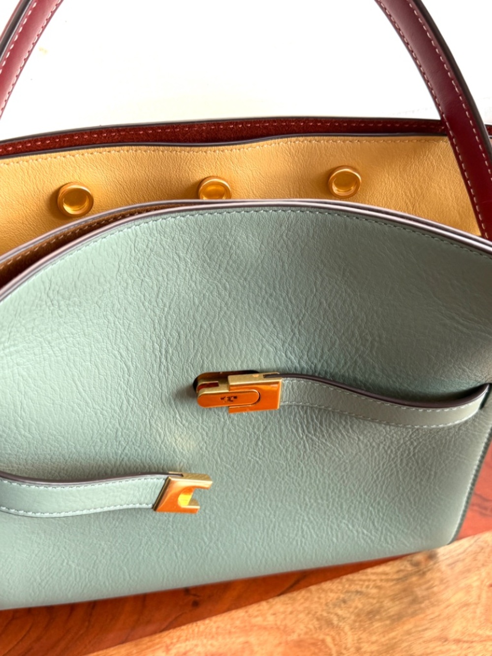 NWOT: Tory Burch Lee Radziwill Bag - Rare color combination - Picture 5 of 10